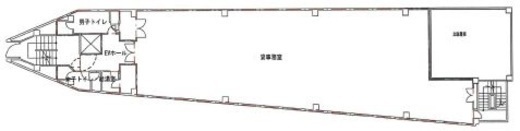 THE SHORE 日本橋茅場町(旧:FtFビル) 3階 間取り図