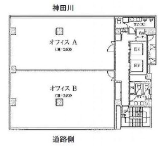 GYB秋葉原 10階A 間取り図