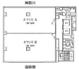 GYB秋葉原 9階B 間取り図