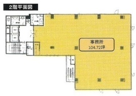 ヤハギ湊ビル 2階 間取り図