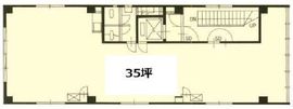 中西ビル 4階 間取り図