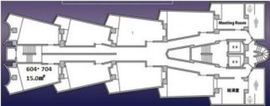 GUNKAN東新宿 704 間取り図