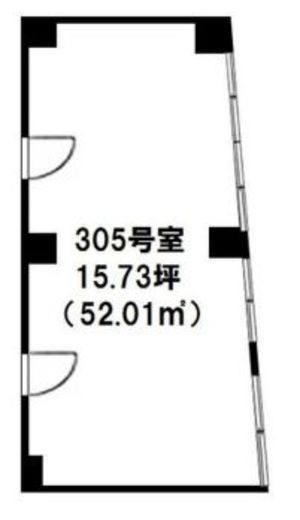 四谷マンション 305 間取り図