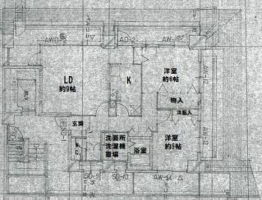 四谷マンション 701 間取り図