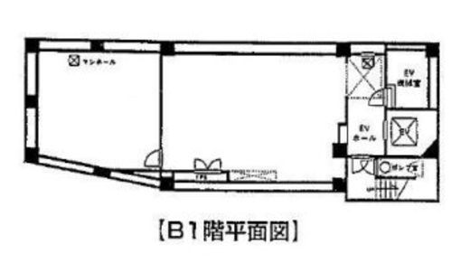 曙橋ビル(曙橋) B1階 間取り図