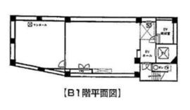 曙橋ビル(曙橋) B1階 間取り図