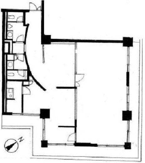 麹町山王マンション 206 間取り図