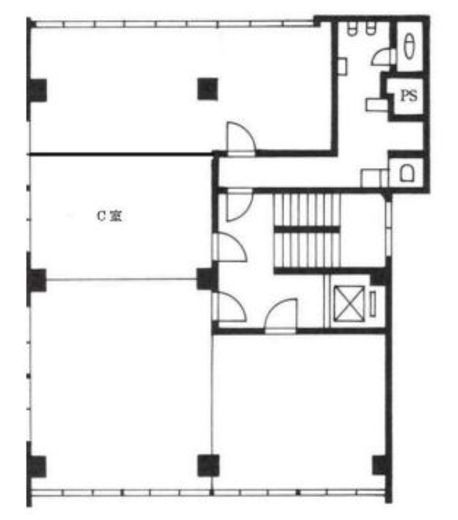 土屋ビル(京橋) 6階C 間取り図