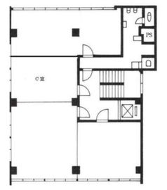 土屋ビル(京橋) 6階C 間取り図