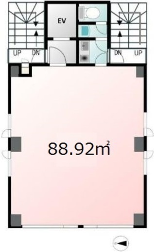 隼町MTビル 6階 間取り図