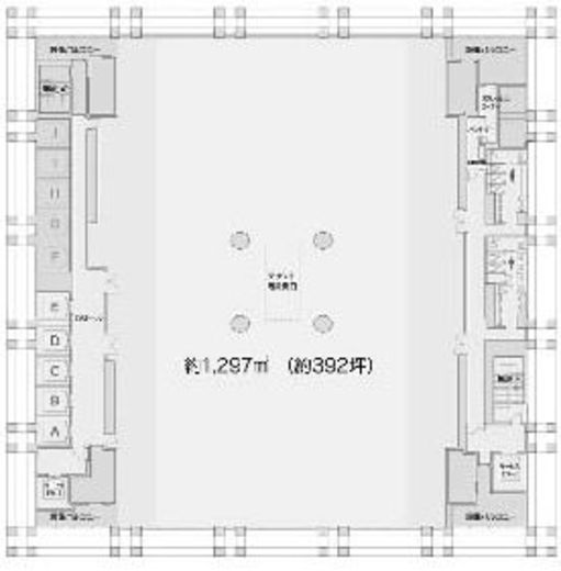AKASAKA K-TOWER 5階 間取り図