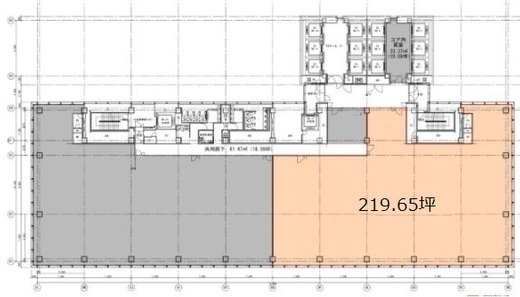 虎ノ門タワーズオフィス 14階 間取り図