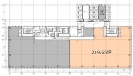 虎ノ門タワーズオフィス 14階 間取り図