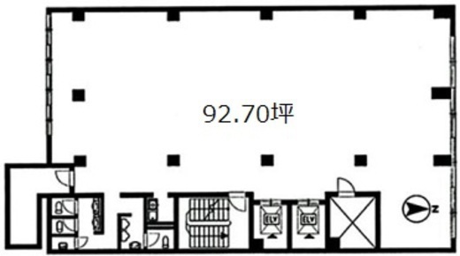 六本木和幸ビル 2階 間取り図