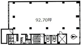 六本木和幸ビル 2階 間取り図