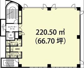 TPR中目黒ビル 6階 間取り図