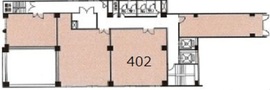 カクタス飯田橋 402 間取り図