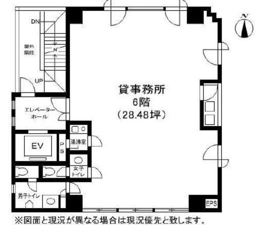 神田SKビル 6階 間取り図
