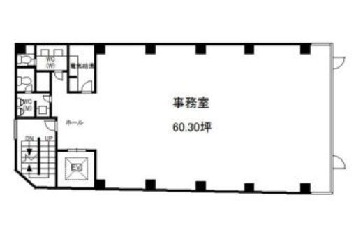 COSMICビル 5階 間取り図