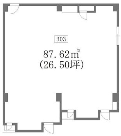麹町アネックス 303 間取り図