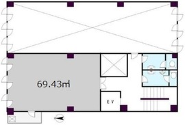 ウメビル 5階 間取り図