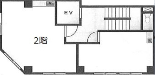 東京フジビル 2階 間取り図