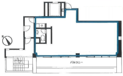 麻仁ビル渋谷 502 間取り図
