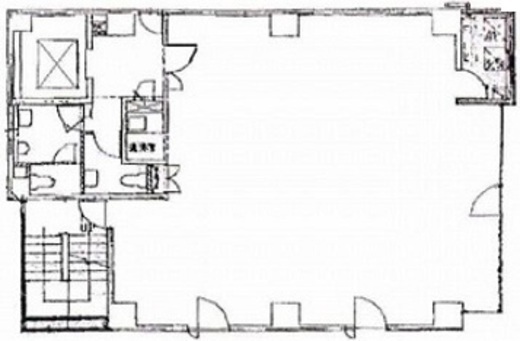 日本橋銀三ビル 6階 間取り図