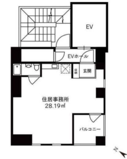 銀座石川ビル 10階 間取り図