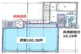 ヒューリック銀座三丁目ビル 3階 間取り図