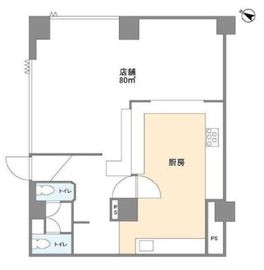 シティテラス田町(店舗・事務所) 001 間取り図