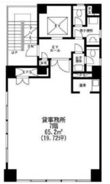 朝日ビル(小伝馬町) 7階 間取り図