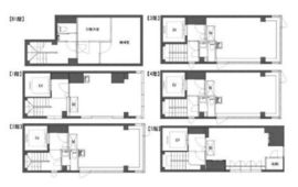 元屋ビル新富町 1棟 間取り図