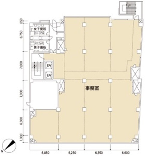 小田急西新宿ビル 301 間取り図