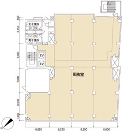 小田急西新宿ビル 301 間取り図