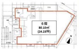 F93 Daikanyama 6階 間取り図