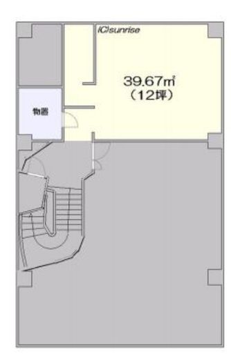 方圓ビル B1階 間取り図
