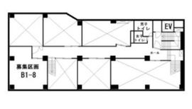 東京銀座ビルディング B1階008 間取り図