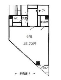 プルミエ麹町ビル 6階 間取り図