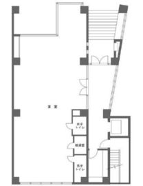 一番町法眼坂ビル 1階 間取り図