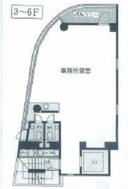 9STAGE kanda 4階 間取り図