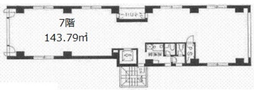 九段ウィズビル 7階 間取り図