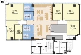 H1O渋谷三丁目 303 間取り図