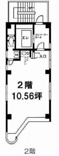 第2小高ビル 2階 間取り図
