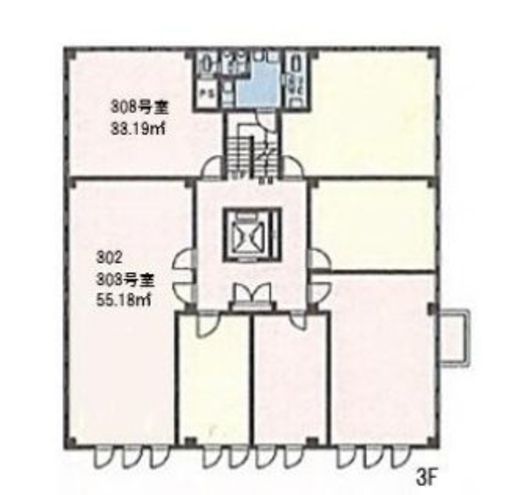 相互新富ビル 308 間取り図