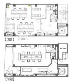STRADA GINZA EAST 1階+2階 間取り図