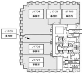ステージビルディング J1703 間取り図