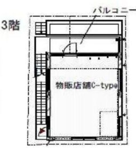 ハーベスト恵比寿 3階 間取り図