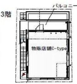 ハーベスト恵比寿 3階 間取り図