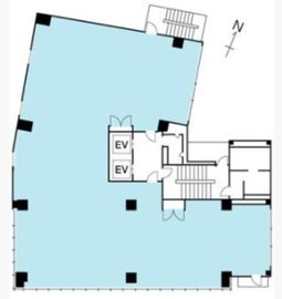 EBSビル 4階A 間取り図